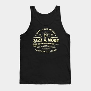 Jazz Club Symbol Retro Style Tank Top